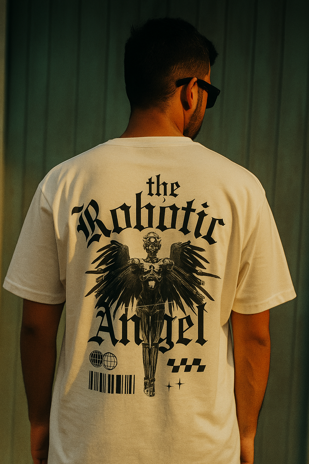 The Robotic Angel Latest edition oversized tee