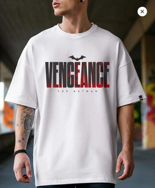 Oversized Graphic Tee – “Vengeance” Edition